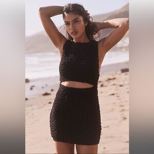 Free People Mamacita Solid Mini Dress